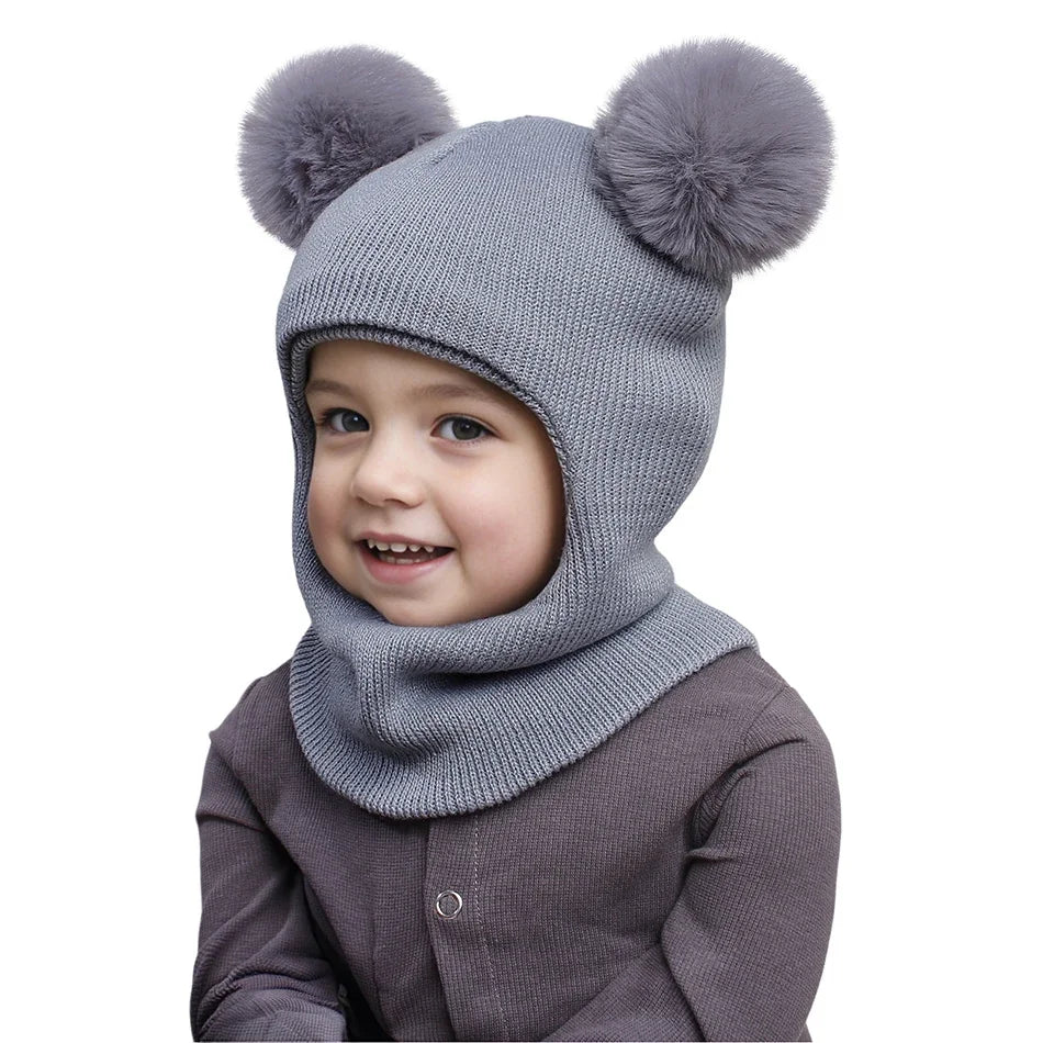 Children's Knit Balaclava Hat